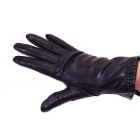 Gants de Conduite Femme Cuir Noir Glove Story fermés - Tous Les Gants