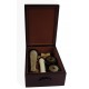 Coffret cireur en bois de rose marron FAMACO 